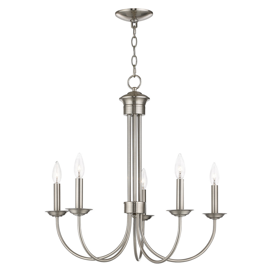 Livex Estate 42685-91 Chandelier Light - Brushed Nickel