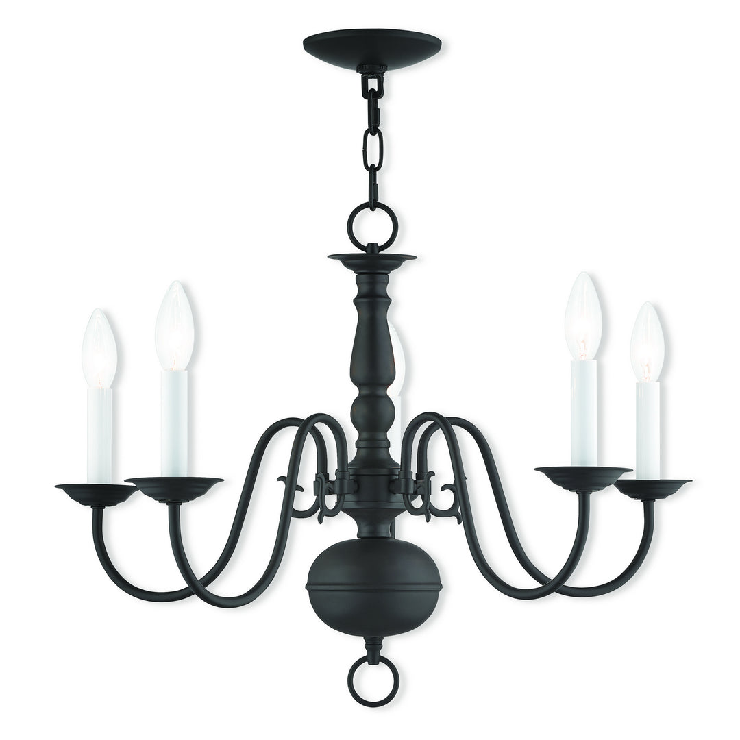 Livex Williamsburgh 5005-07 Chandelier Light - Bronze