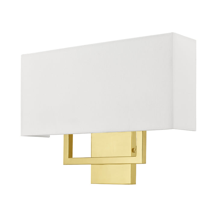 Livex Pierson 50991-02 Wall Sconce Light - Polished Brass