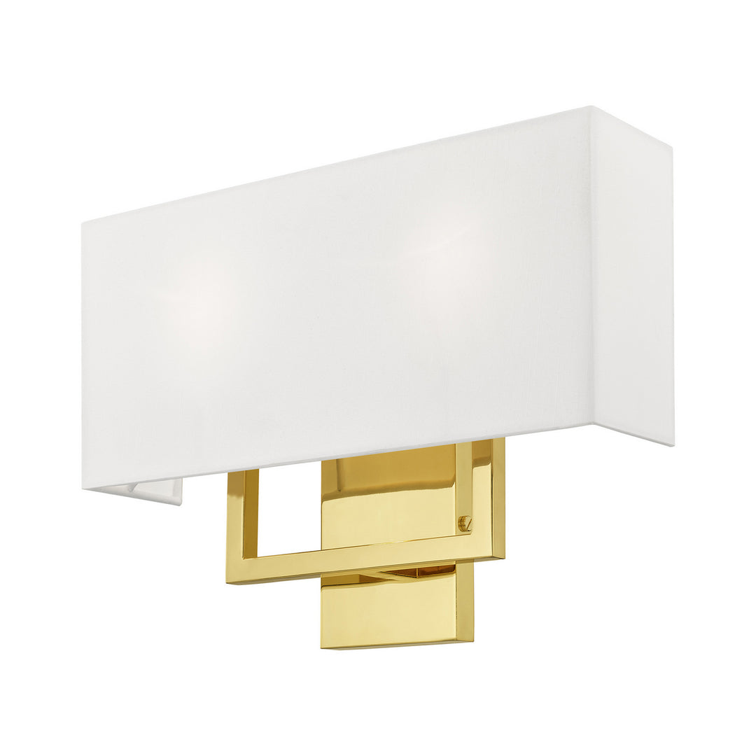 Livex Pierson 50991-02 Wall Sconce Light - Polished Brass