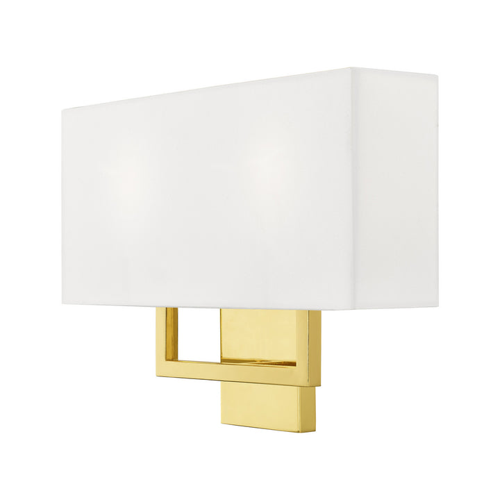 Livex Pierson 50991-02 Wall Sconce Light - Polished Brass