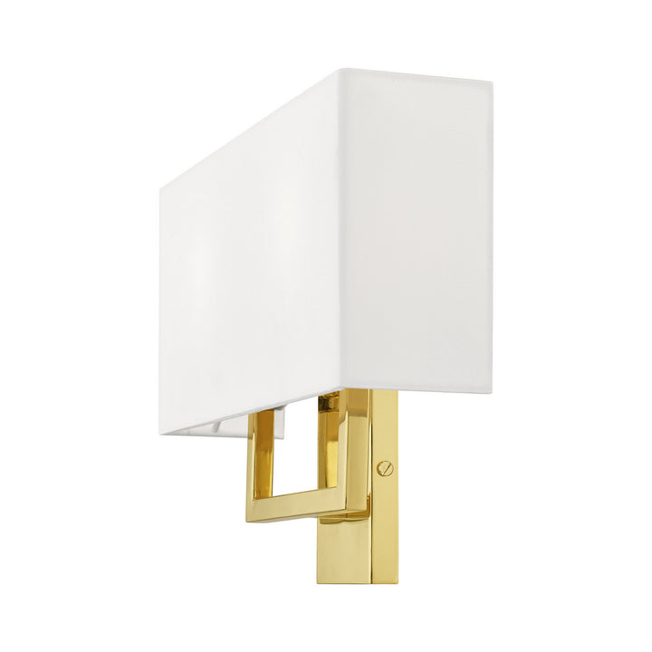 Livex Pierson 50991-02 Wall Sconce Light - Polished Brass