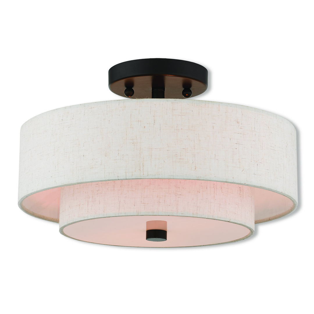 Livex Monroe 51083-92 Ceiling Light - English Bronze