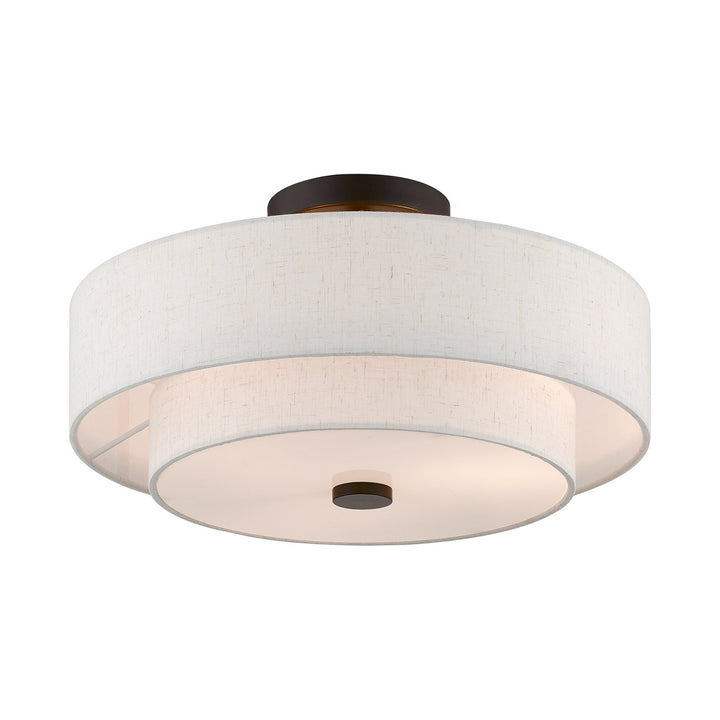 Livex Monroe 51084-92 Ceiling Light - English Bronze