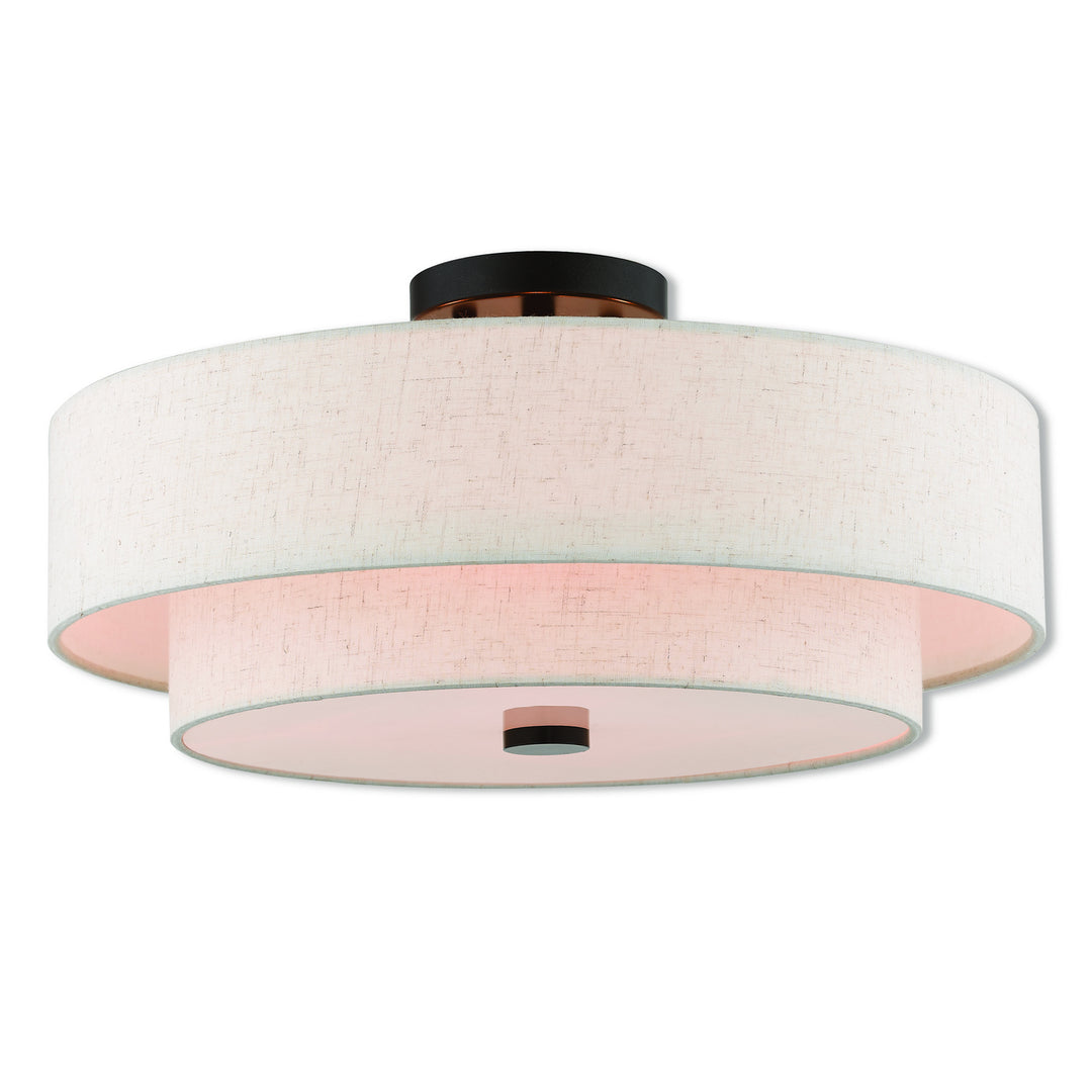 Livex Monroe 51085-92 Ceiling Light - English Bronze