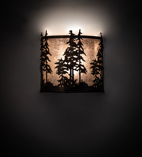 Meyda Tiffany Tall Pines 81261 Wall Light - Antique Copper