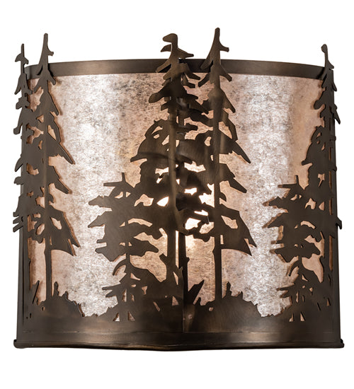 Meyda Tiffany Tall Pines 81261 Wall Light - Antique Copper