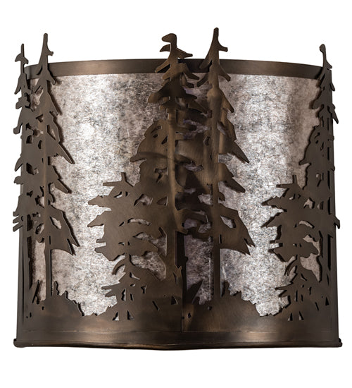 Meyda Tiffany Tall Pines 81261 Wall Light - Antique Copper