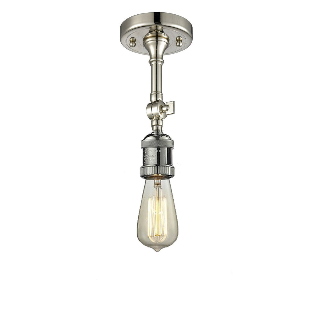 Innovations Bare Bulb 200F-PN Ceiling Light - Polished Nickel