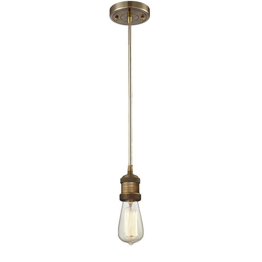 Innovations Bare Bulb 200S-BB Pendant Light - Brushed Brass