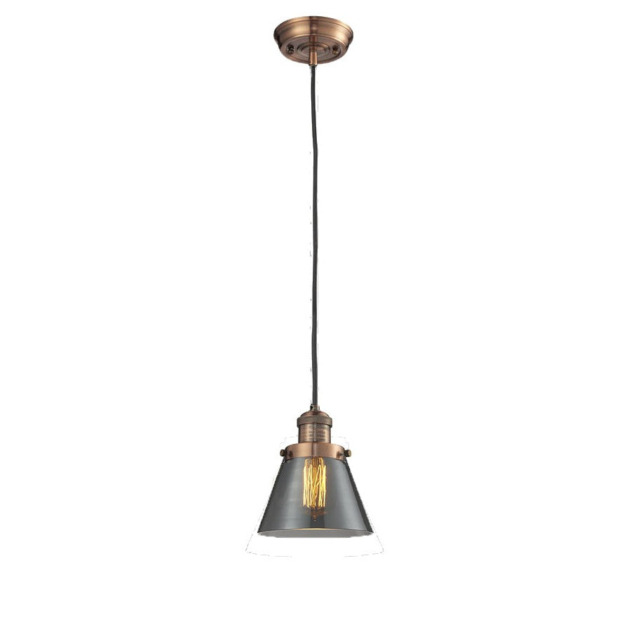 Innovations Franklin Restoration 201C-AC-G63 Pendant Light - Antique Copper