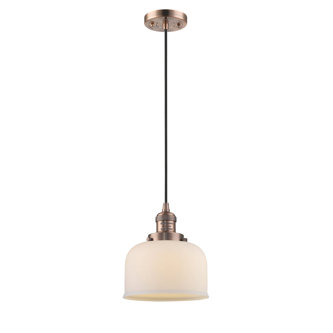 Innovations Franklin Restoration 201C-AC-G71 Pendant Light - Antique Copper