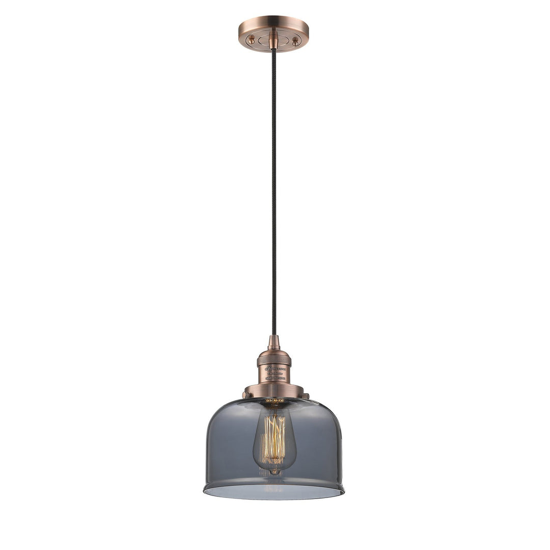 Innovations Franklin Restoration 201C-AC-G73 Pendant Light - Antique Copper