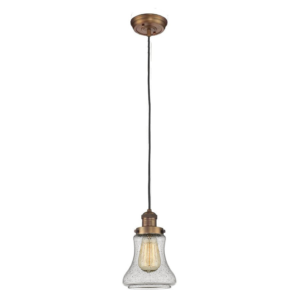 Innovations Franklin Restoration 201C-BB-G194 Pendant Light - Brushed Brass