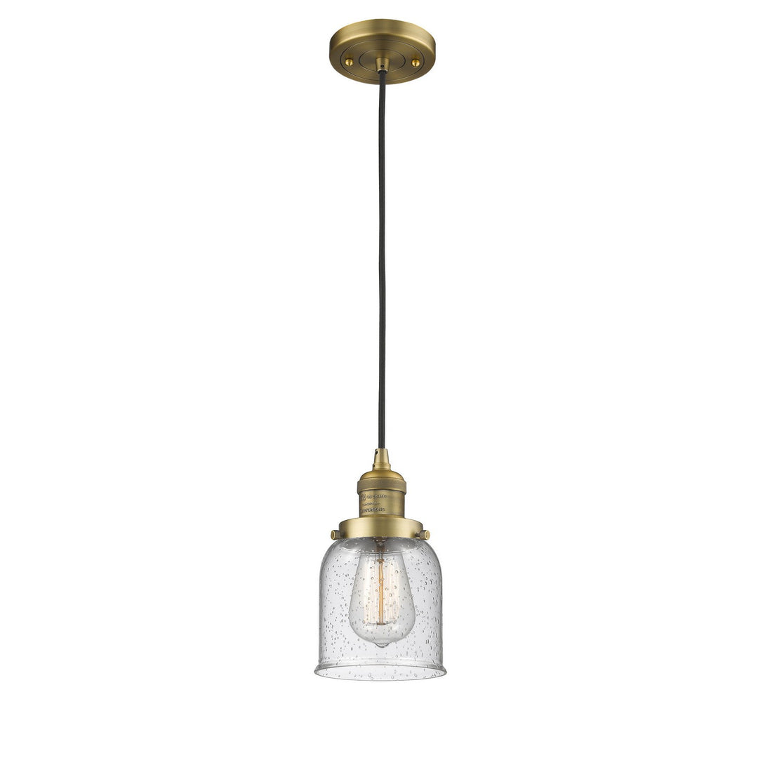 Innovations Franklin Restoration 201C-BB-G54 Pendant Light - Brushed Brass