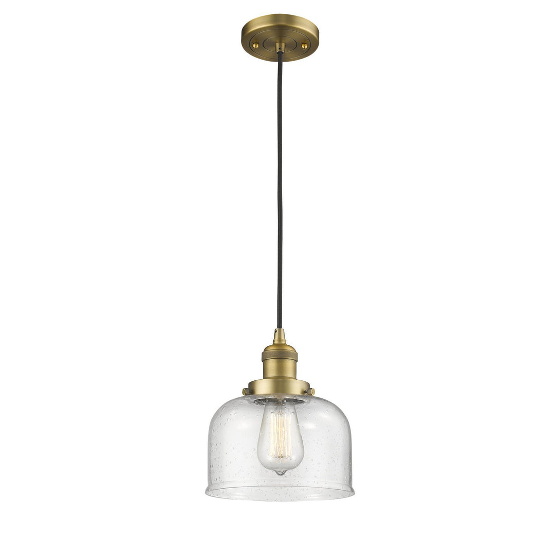 Innovations Franklin Restoration 201C-BB-G74 Pendant Light - Brushed Brass