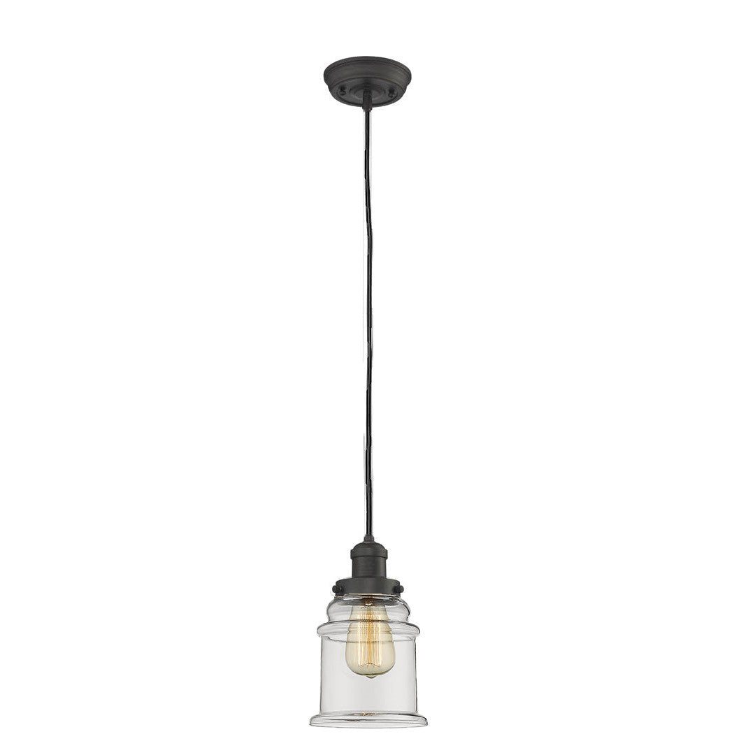 Innovations Franklin Restoration 201C-OB-G182 Pendant Light - Oil Rubbed Bronze