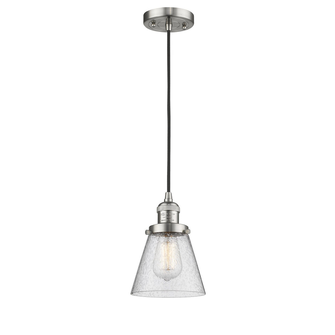 Innovations Franklin Restoration 201C-SN-G64 Pendant Light - Brushed Satin Nickel