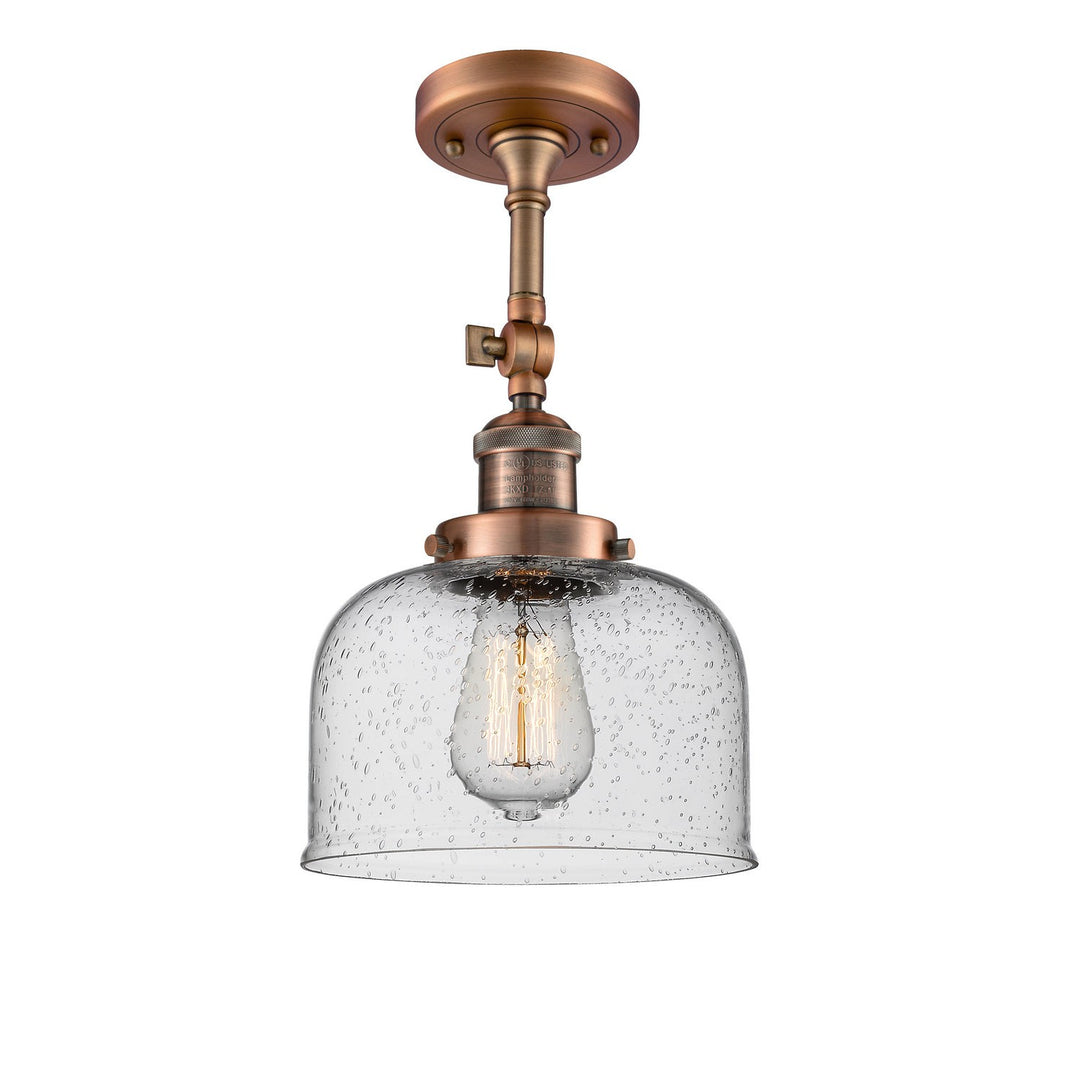 Innovations Franklin Restoration 201F-AC-G74 Ceiling Light - Antique Copper