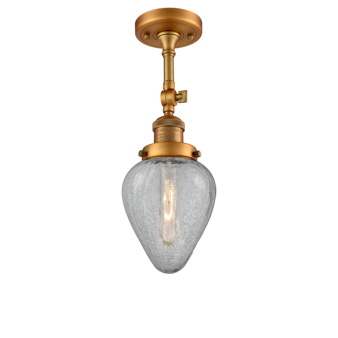 Innovations Franklin Restoration 201F-BB-G165 Ceiling Light - Brushed Brass