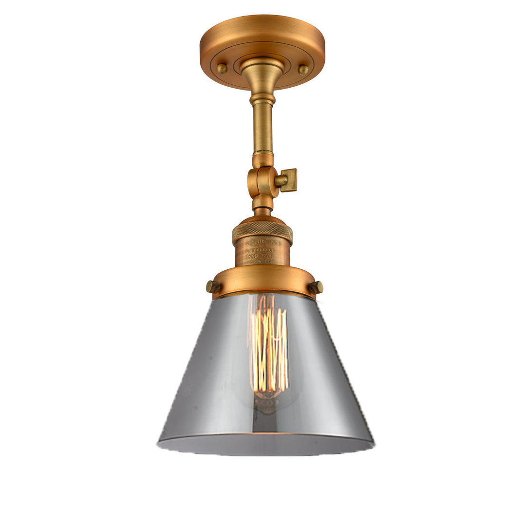 Innovations Franklin Restoration 201F-BB-G43 Ceiling Light - Brushed Brass