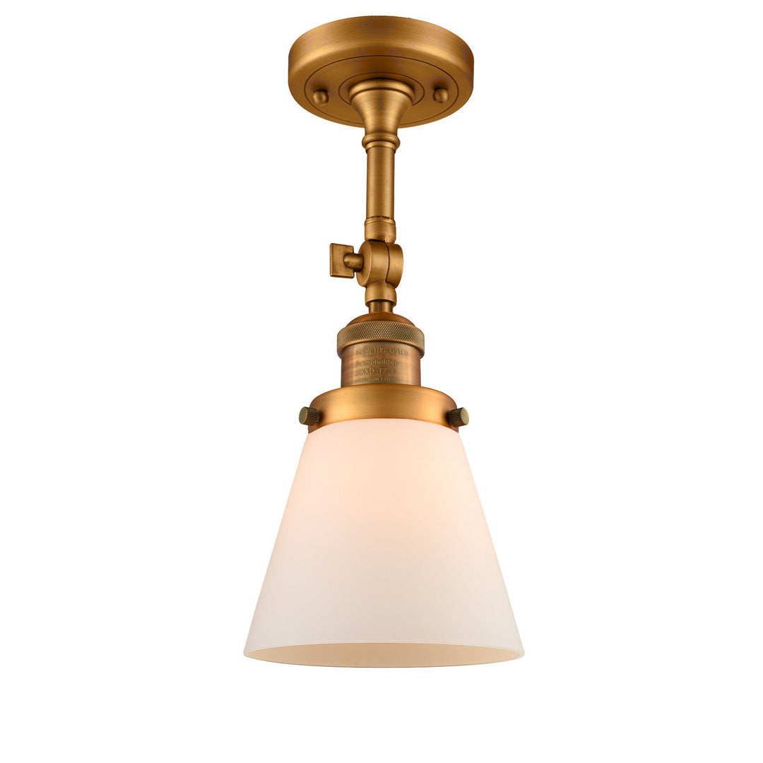 Innovations Franklin Restoration 201F-BB-G61 Ceiling Light - Brushed Brass