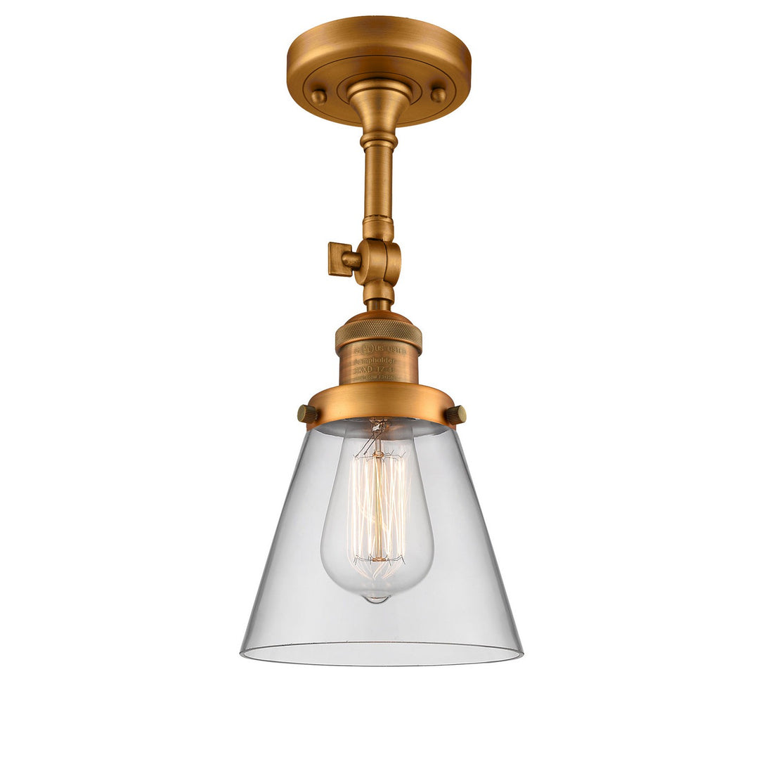 Innovations Franklin Restoration 201F-BB-G62 Ceiling Light - Brushed Brass