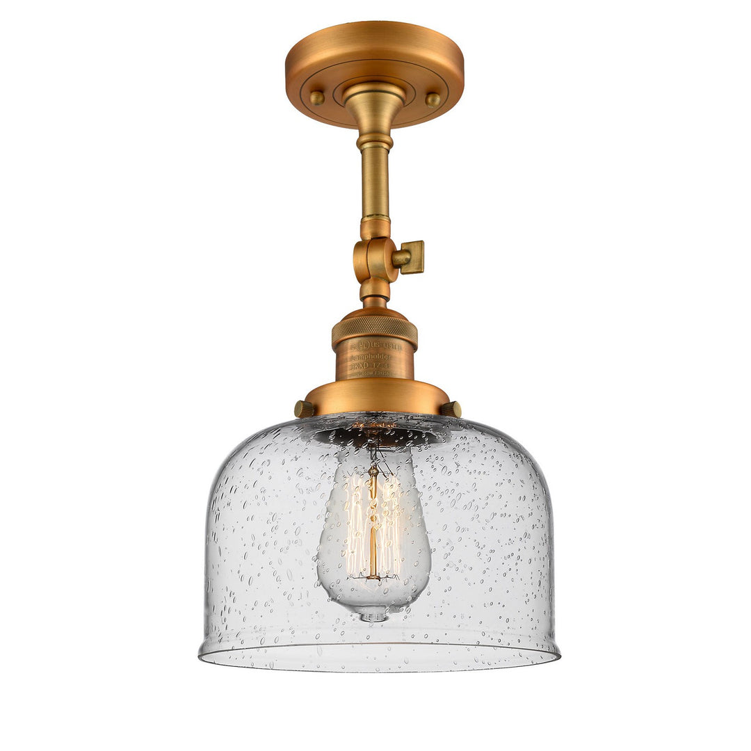 Innovations Franklin Restoration 201F-BB-G74 Ceiling Light - Brushed Brass