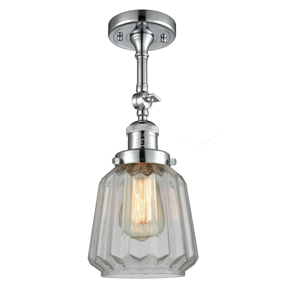 Innovations Franklin Restoration 201F-PC-G142 Ceiling Light - Polished Chrome