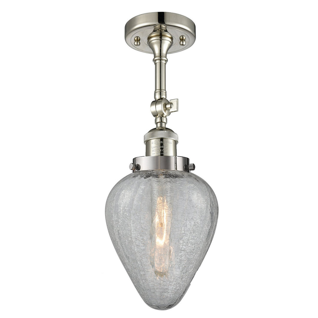 Innovations Franklin Restoration 201F-PN-G165 Ceiling Light - Polished Nickel