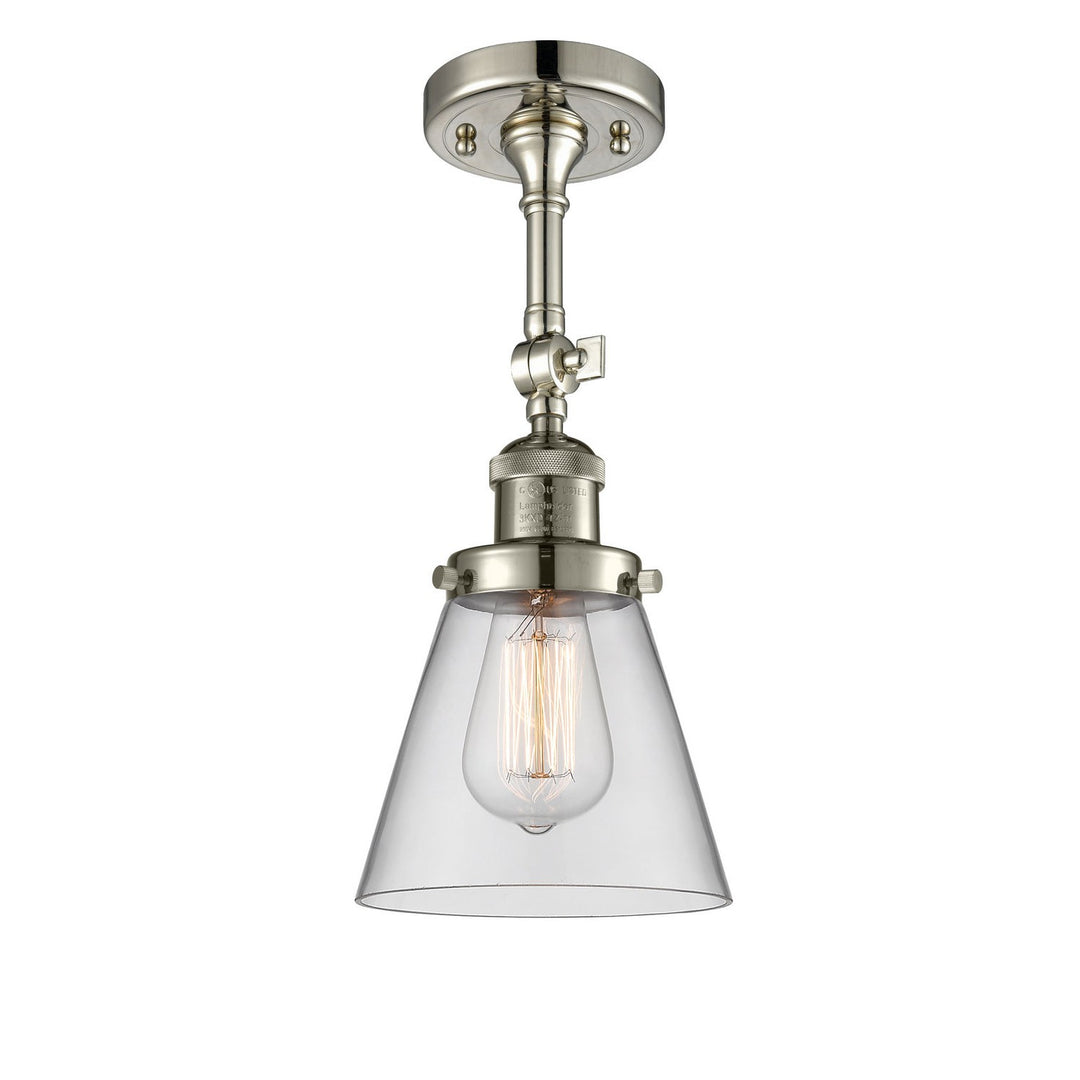 Innovations Franklin Restoration 201F-PN-G62 Ceiling Light - Polished Nickel