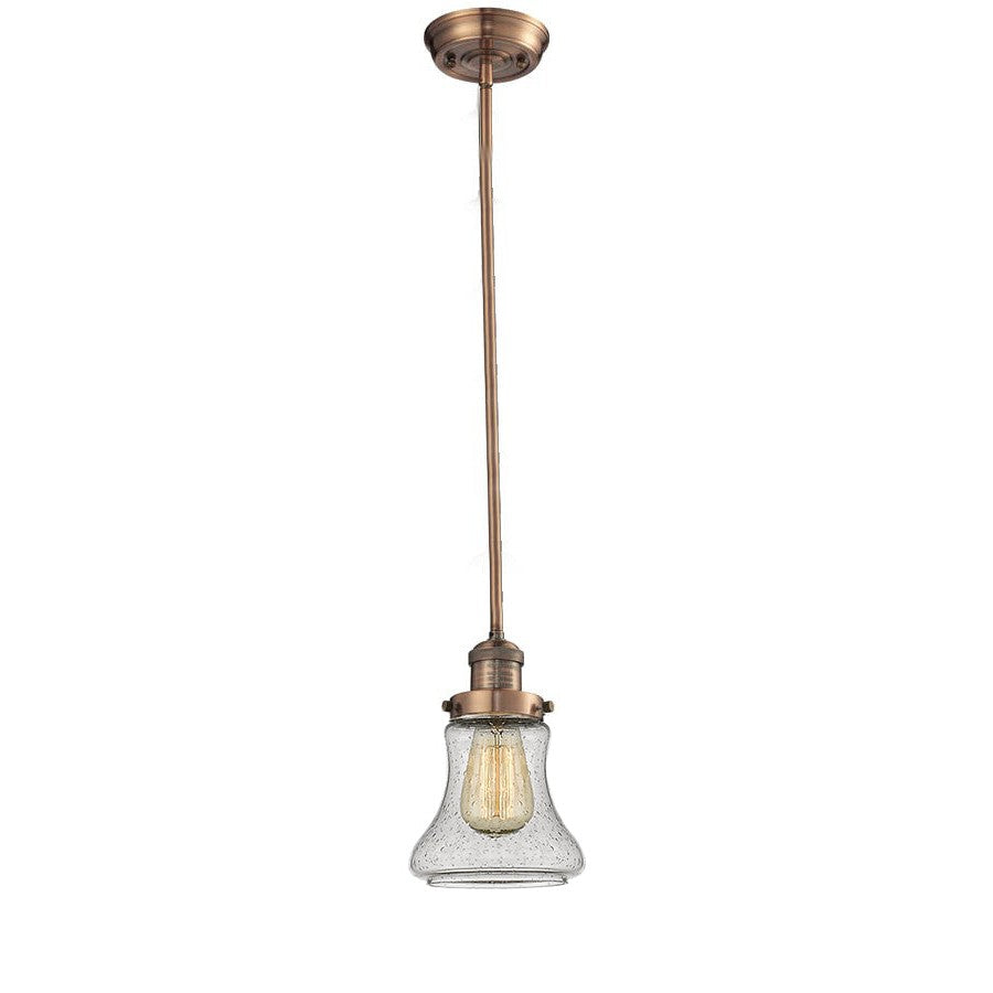 Innovations Franklin Restoration 201S-AC-G194 Pendant Light - Antique Copper