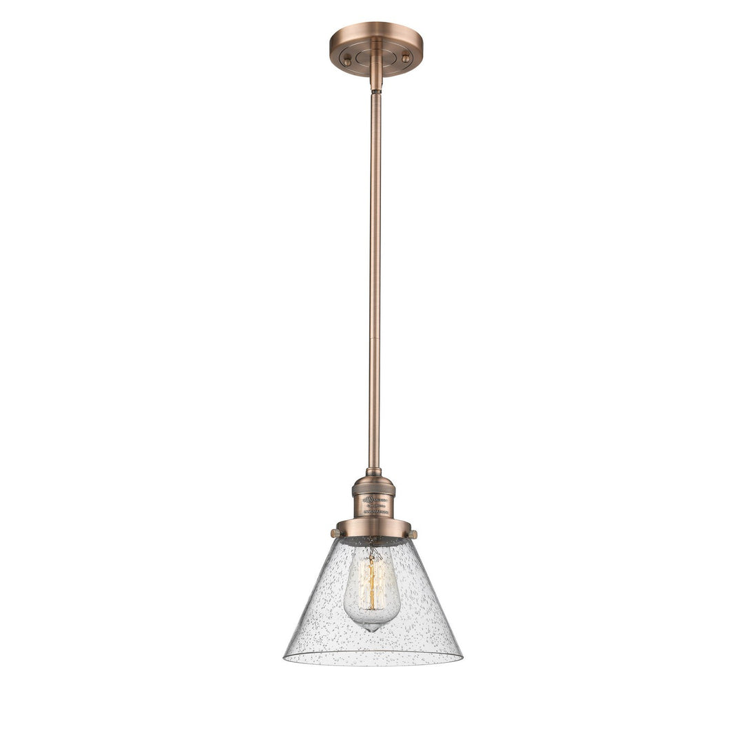 Innovations Franklin Restoration 201S-AC-G44 Pendant Light - Antique Copper