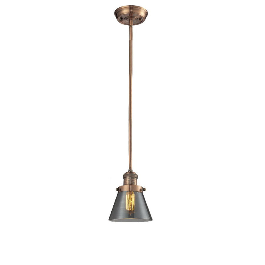 Innovations Franklin Restoration 201S-AC-G63 Pendant Light - Antique Copper