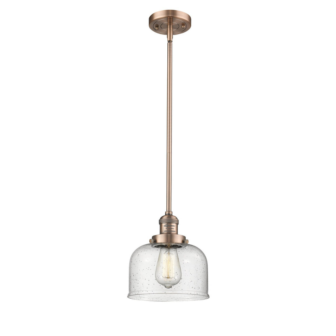 Innovations Franklin Restoration 201S-AC-G74 Pendant Light - Antique Copper