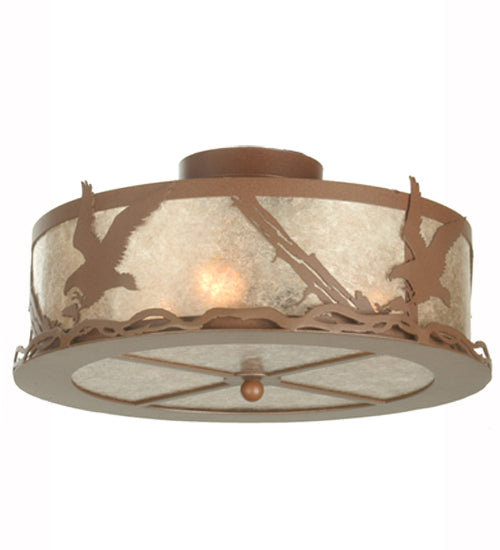 Meyda Tiffany Strike Of The Eagle 81484 Ceiling Light - Rust