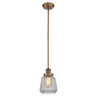 Innovations Franklin Restoration 201S-BB-G142 Pendant Light - Brushed Brass