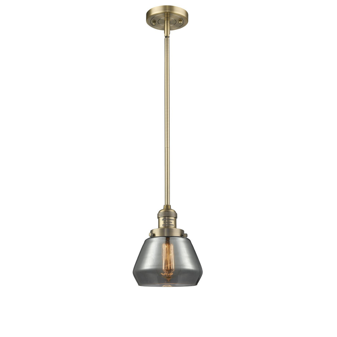 Innovations Franklin Restoration 201S-BB-G173 Pendant Light - Brushed Brass