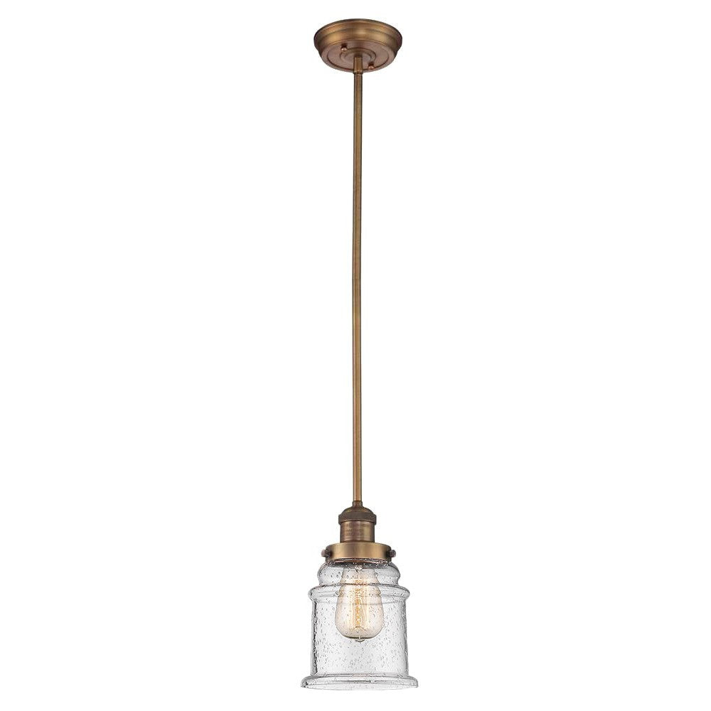 Innovations Franklin Restoration 201S-BB-G184 Pendant Light - Brushed Brass