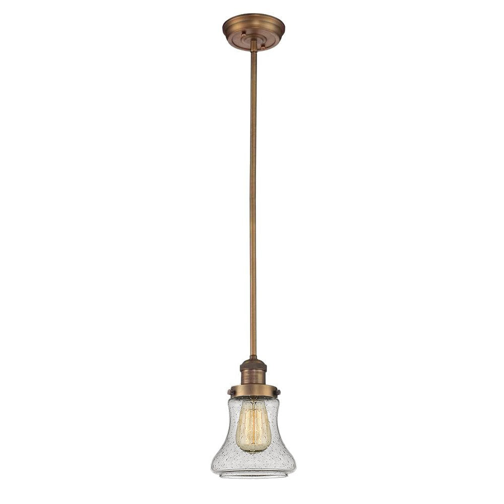 Innovations Franklin Restoration 201S-BB-G194 Pendant Light - Brushed Brass