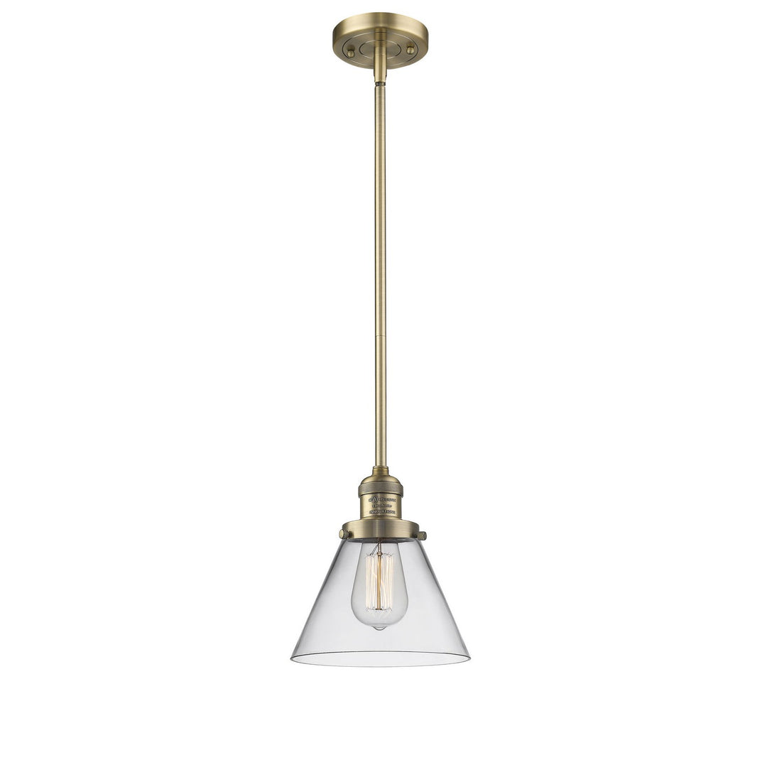 Innovations Franklin Restoration 201S-BB-G42 Pendant Light - Brushed Brass