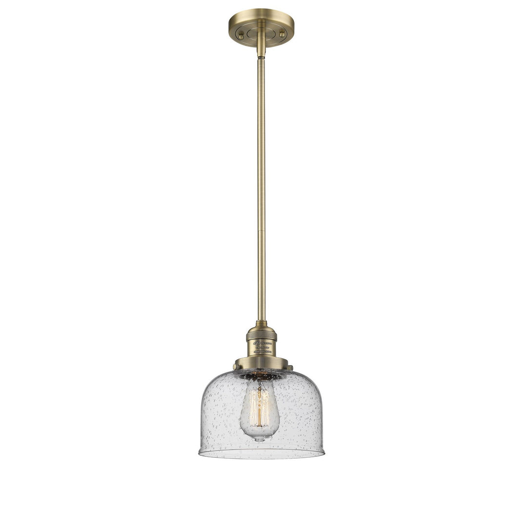 Innovations Franklin Restoration 201S-BB-G74 Pendant Light - Brushed Brass