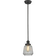 Innovations Franklin Restoration 201S-OB-G142 Pendant Light - Oil Rubbed Bronze