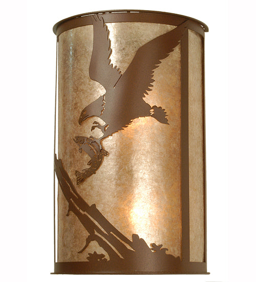 Meyda Tiffany Strike Of The Eagle 81493 Wall Light - Rust