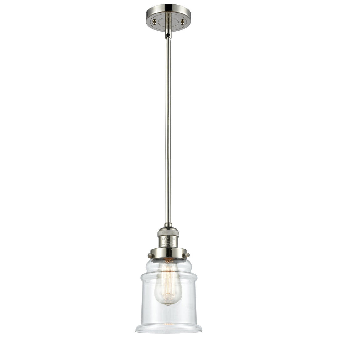 Innovations Franklin Restoration 201S-PN-G182 Pendant Light - Polished Nickel