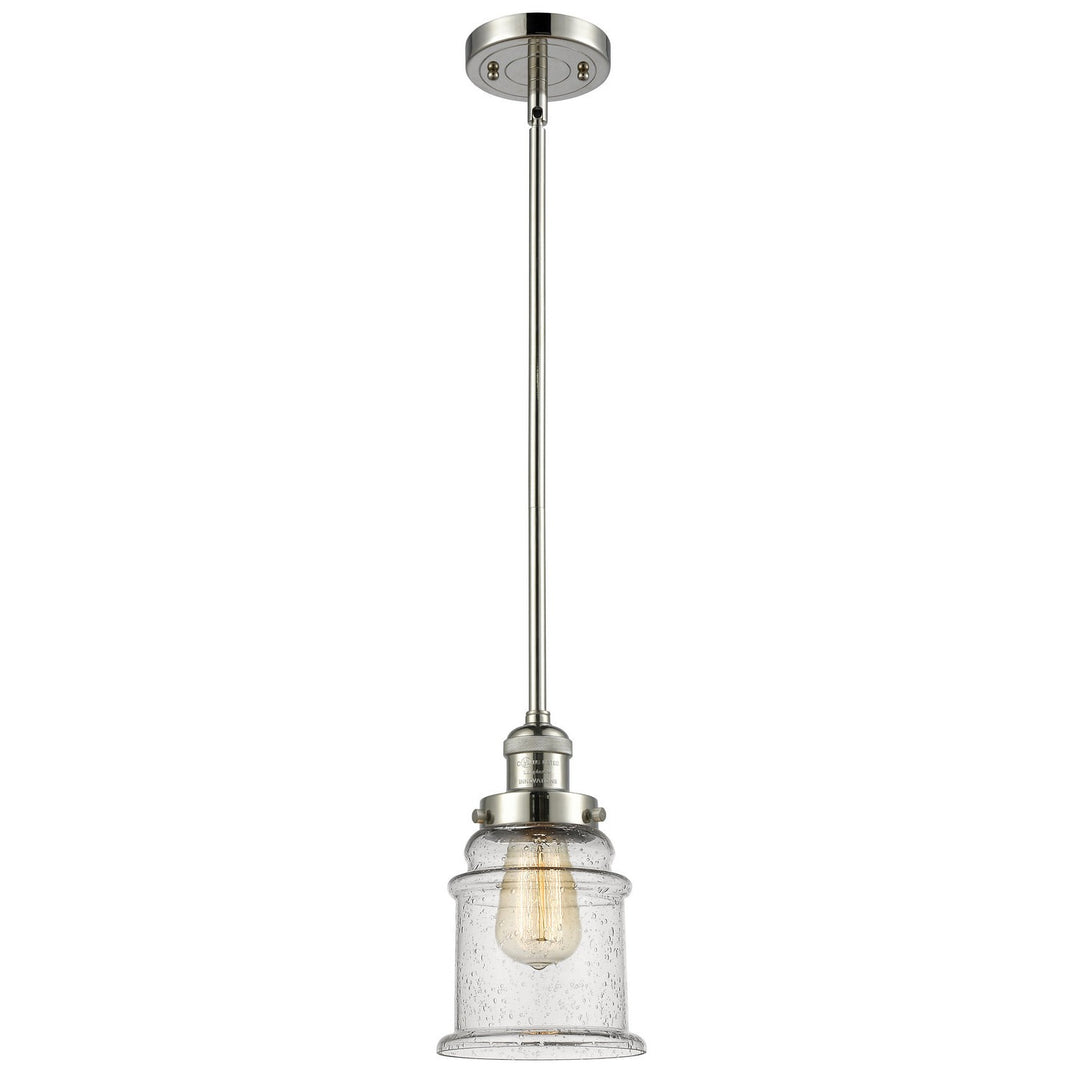 Innovations Franklin Restoration 201S-PN-G184 Pendant Light - Polished Nickel