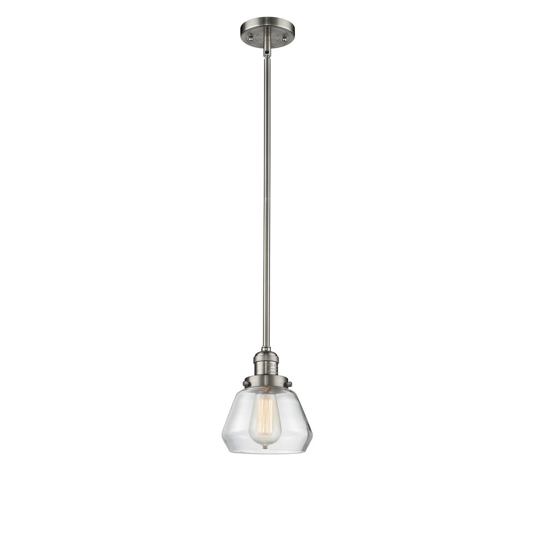 Innovations Franklin Restoration 201S-SN-G172 Pendant Light - Brushed Satin Nickel