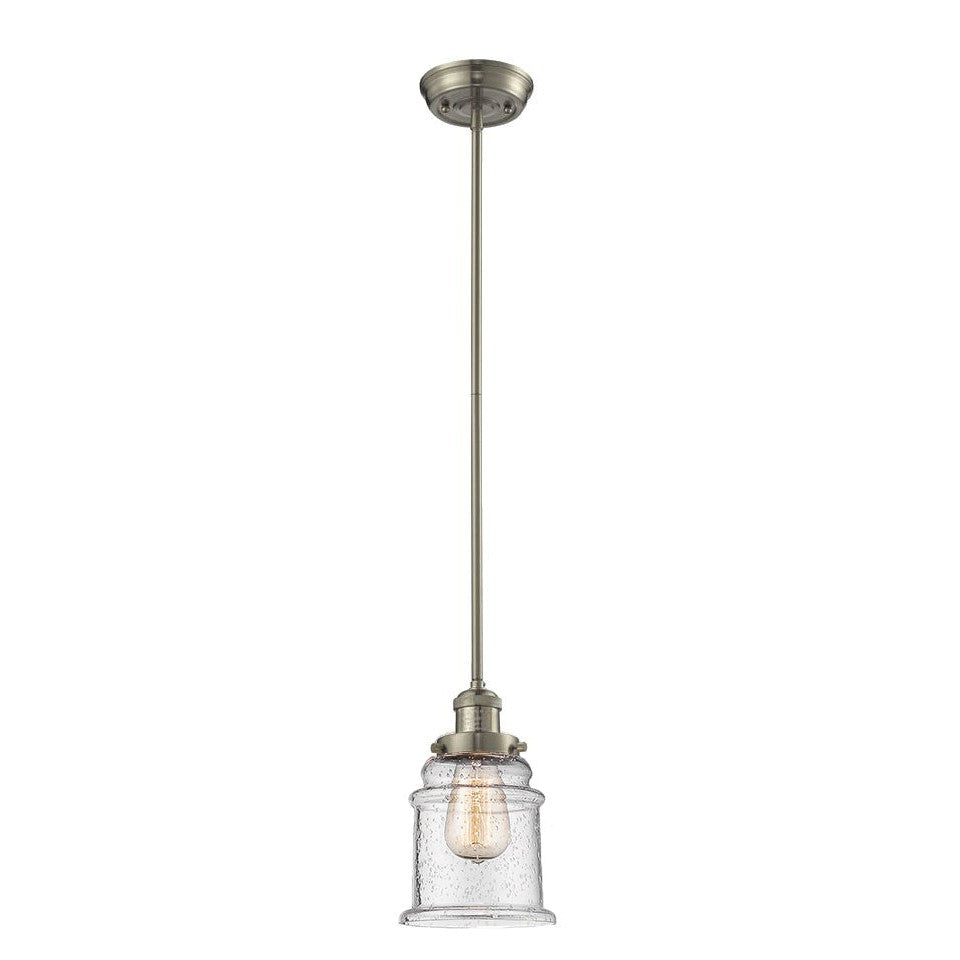 Innovations Franklin Restoration 201S-SN-G184 Pendant Light - Brushed Satin Nickel