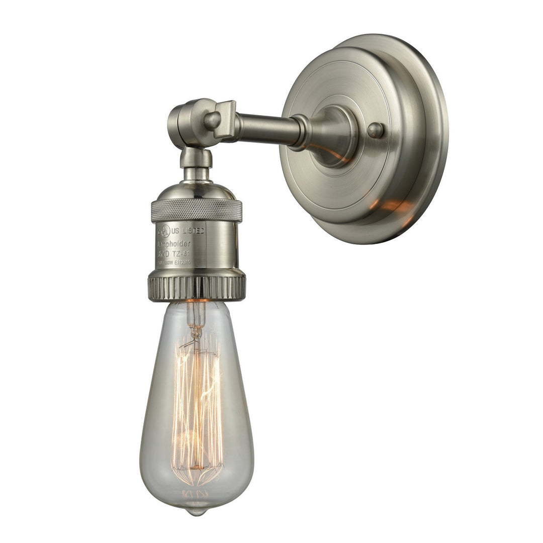 Innovations Bare Bulb 202BP-SN Wall Sconce Light - Brushed Satin Nickel