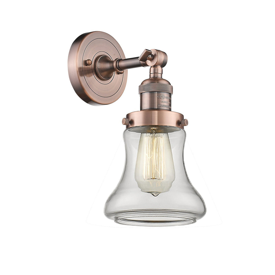 Innovations Franklin Restoration 203-AC-G192 Wall Sconce Light - Antique Copper